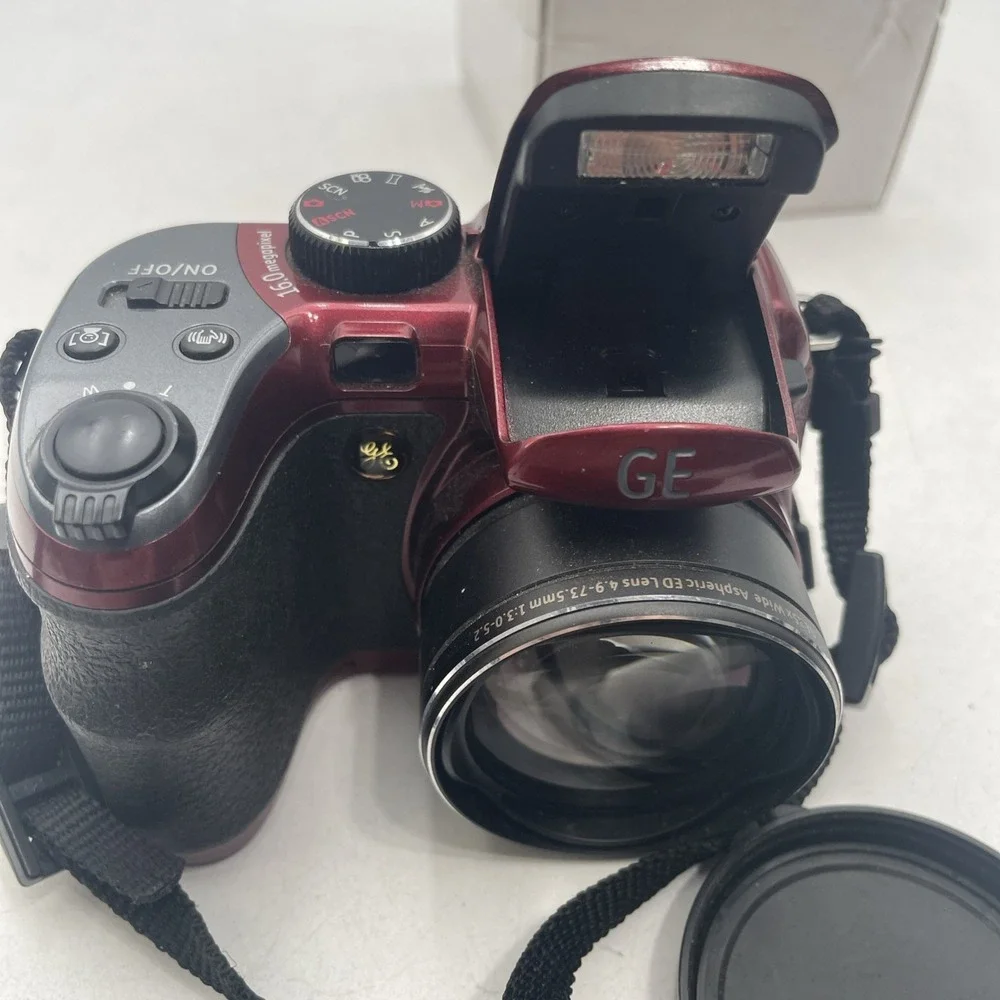 GE Power Pro Series X500 Bridge Camera 16MP 15x Zoom +Battery+SD Cad- TESTED